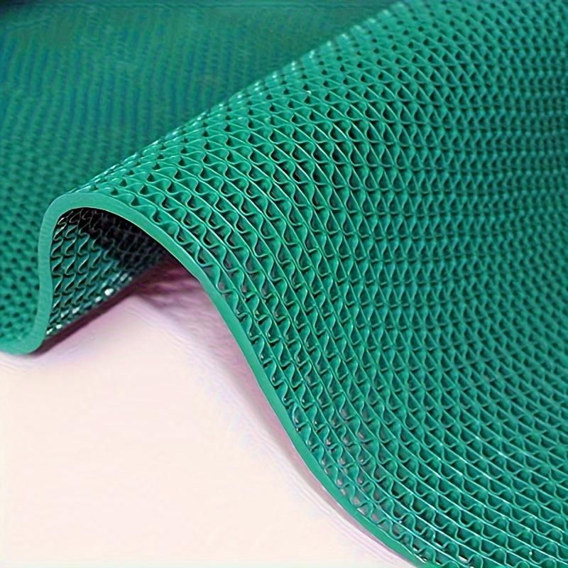 Holle PVC Plastic Vloermat, Antislip Mat, Zwembad Badkamer, Commerciële Afvoer Antislip Vloermat Badkamertapijt Deurmat 80Cmx90cm groen