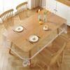 0.13mm Clear PVC Tablecloth Waterproof Oilproof Anti-Slip Coffee Table TV Counter