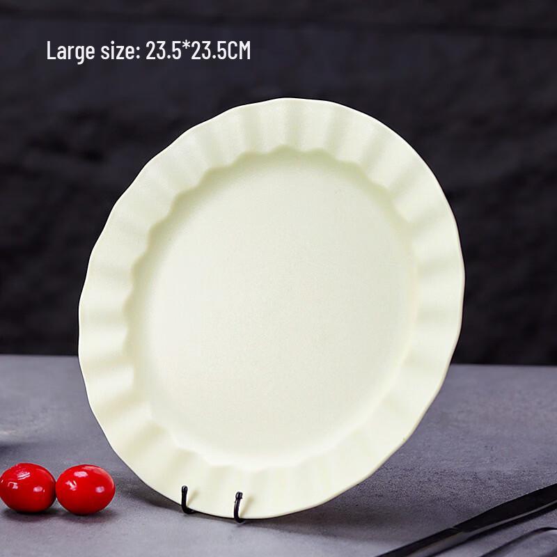 

ZISIZ Stainless Steel 3-Compartment Serving Plates - Set of 5