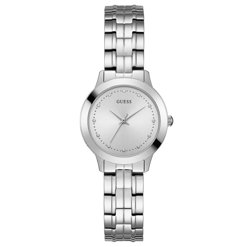 Guess Women's Silver W0989l1 Chelsea Analog Quartz Watch