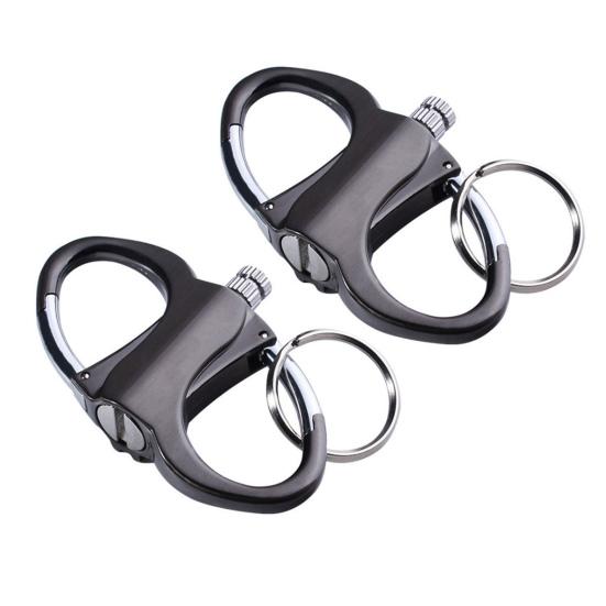 2/3 ks Klíčenka Křesadlo Zapalovač Outdoorový Zapalovač Přenosná Turistická Klíčenka Kovová Petrolejová Klíčenka Přívěsek