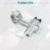 ACROPIX Ignition Switch Cylinder Lock Assembly Fit for Nissan 720 - Pack of 3 Silver Tone