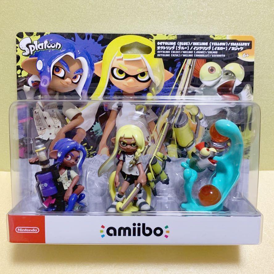 Б/у Новые Нераспечатанные amiibo Splatoon 3 Амибо Инклинг Октолинг Коджейк Тройной Набор Splatoon Игра для Switch Nintendo