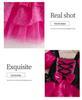 Fuchsia Lolita Kuromi Princess Dress for Girls' Stage Party