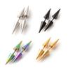 10 Pcs Spike Cone Stud Earrings Minimalist Piercing Jewelry Fashion Accessories