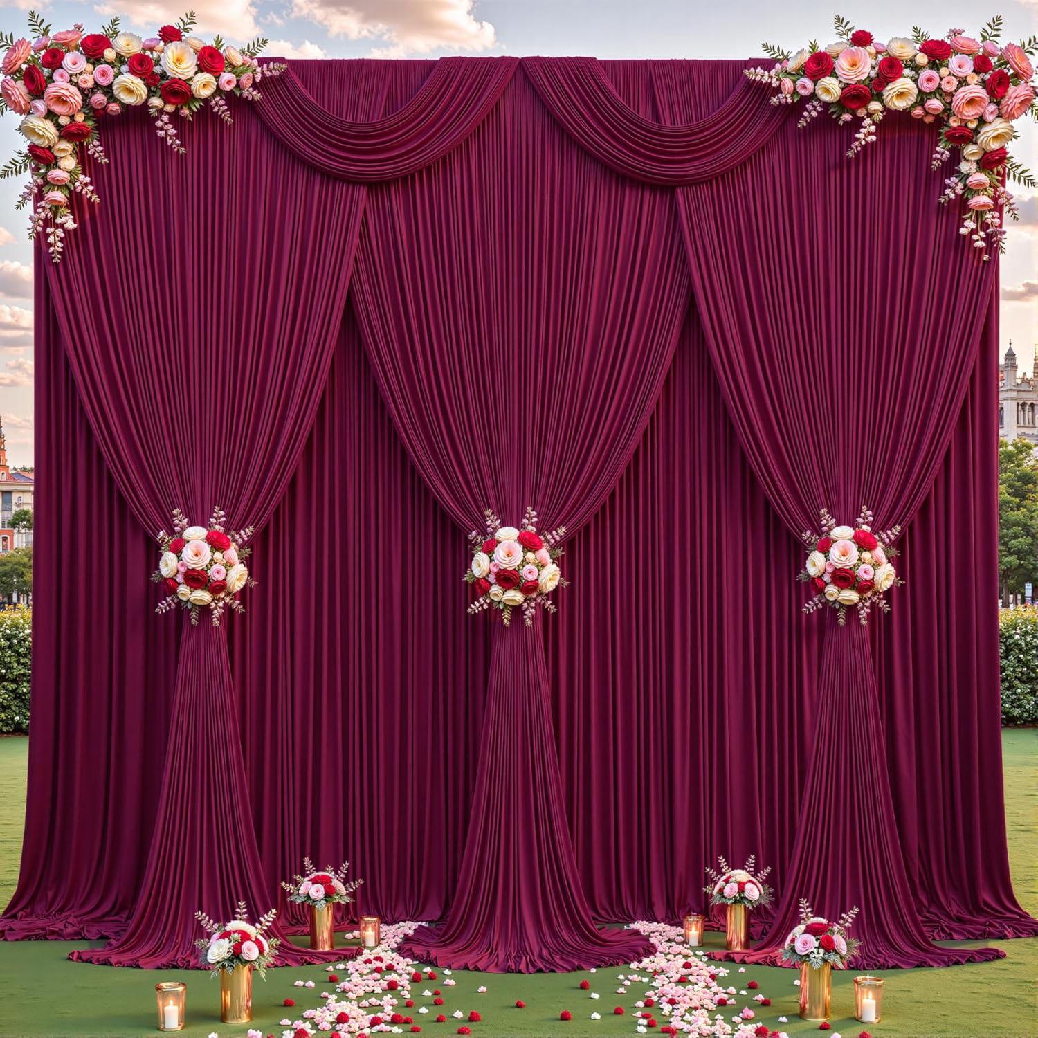 5x8/10ft Kreukvrij Wit Achtergrondgordijn voor Bruiloftsachtergrond Decoratie Verjaardagsfeest Fotografie Achtergrond Babyborrel Decoratie 150x214cm(5x7FT)
