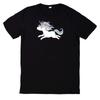 T-Shirt Smiling Jumping Unicorn