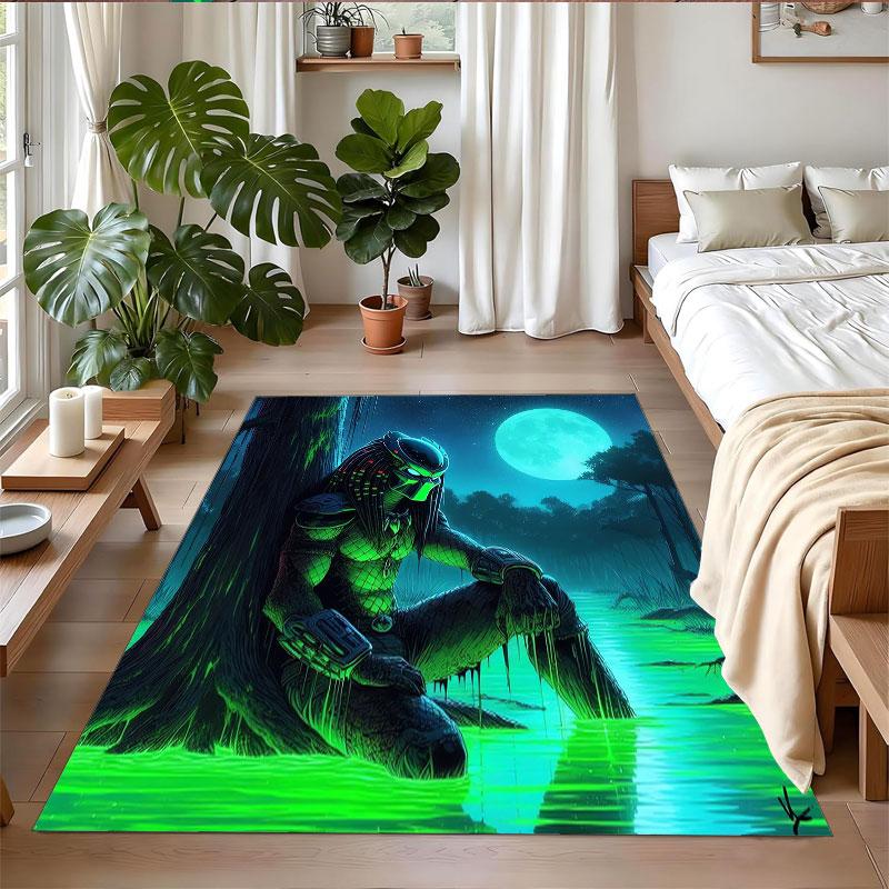 Crystal Velvet Rug Soft Non Slip Indoor Floor Mat Home DecorPredator