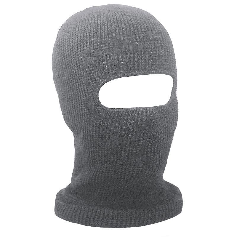 Herren Winter Ski- & Radsport Wollstrick Gesichtsmaske - Drei-Loch-Design