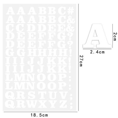 26 Letters Heat Transfers Patches Self Adhesive Decoration Stickers Fashion Garment Alphabet