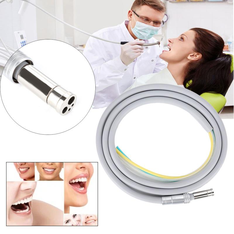 Buy 4 Holes Dental High Speed Handpiece Hose Tube with Connector
