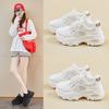 Spring Dad Shoes New Female Student Platform Sports Running Heightening Casual Shoes