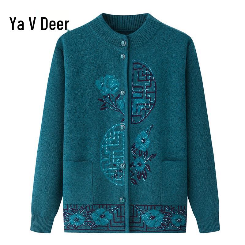 Женский теплый вязаный кардиган Yalu с флисовой подкладкой 3XL