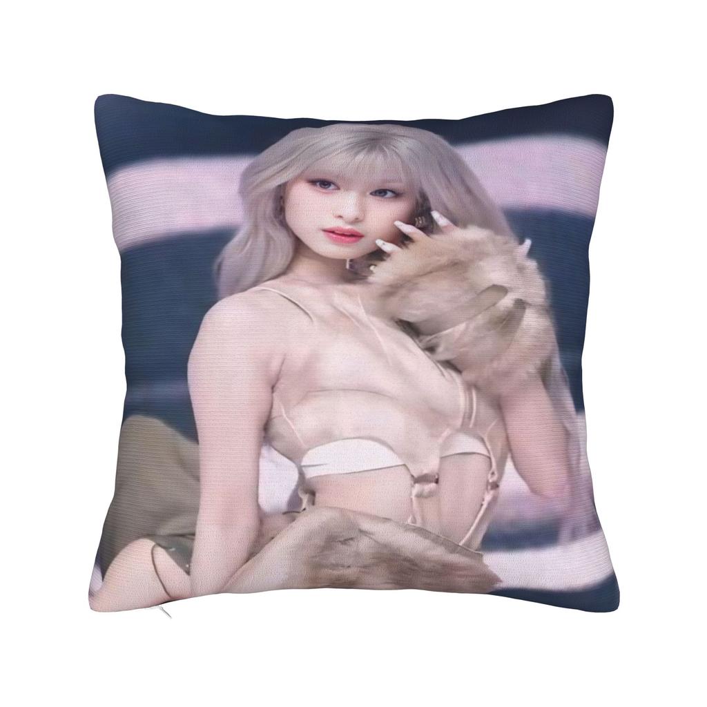 Měkký a Sladký Domov AHYEON babymonsters kpop Dekorace Povlaky na Polštáře Merch Povlak na Polštář Zip Více Velikostí