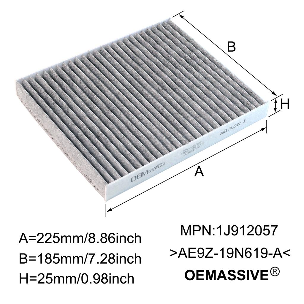 Car Activated Carbon Pollen Cabin Air Filter KD45-61-J6X For Mazda 3 BM BN 6 GJ GL CX-5 CX5 KE KF 2013-2020 2021 2022 2023 2024