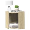 VidaXL Cat Litter Box Furniture Sonoma Oak Engineered Wood 857744