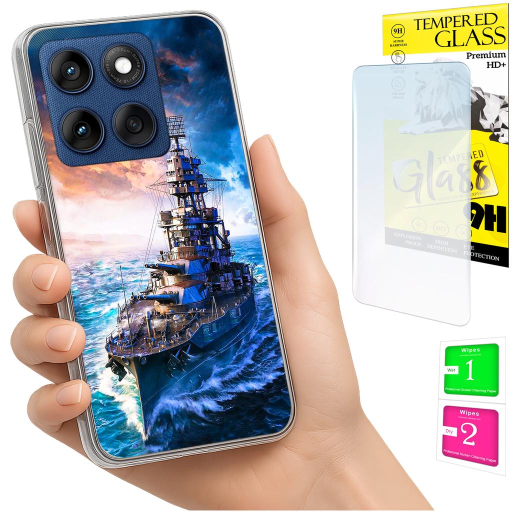 Etui Do Motorola Edge 60 Fusion / Edge 60 Obudowa Case Plecki Futerał Szkło