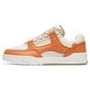 Jie Ao Anti Slip Wear Resistant Low Top Skateboard Shoes Brown White