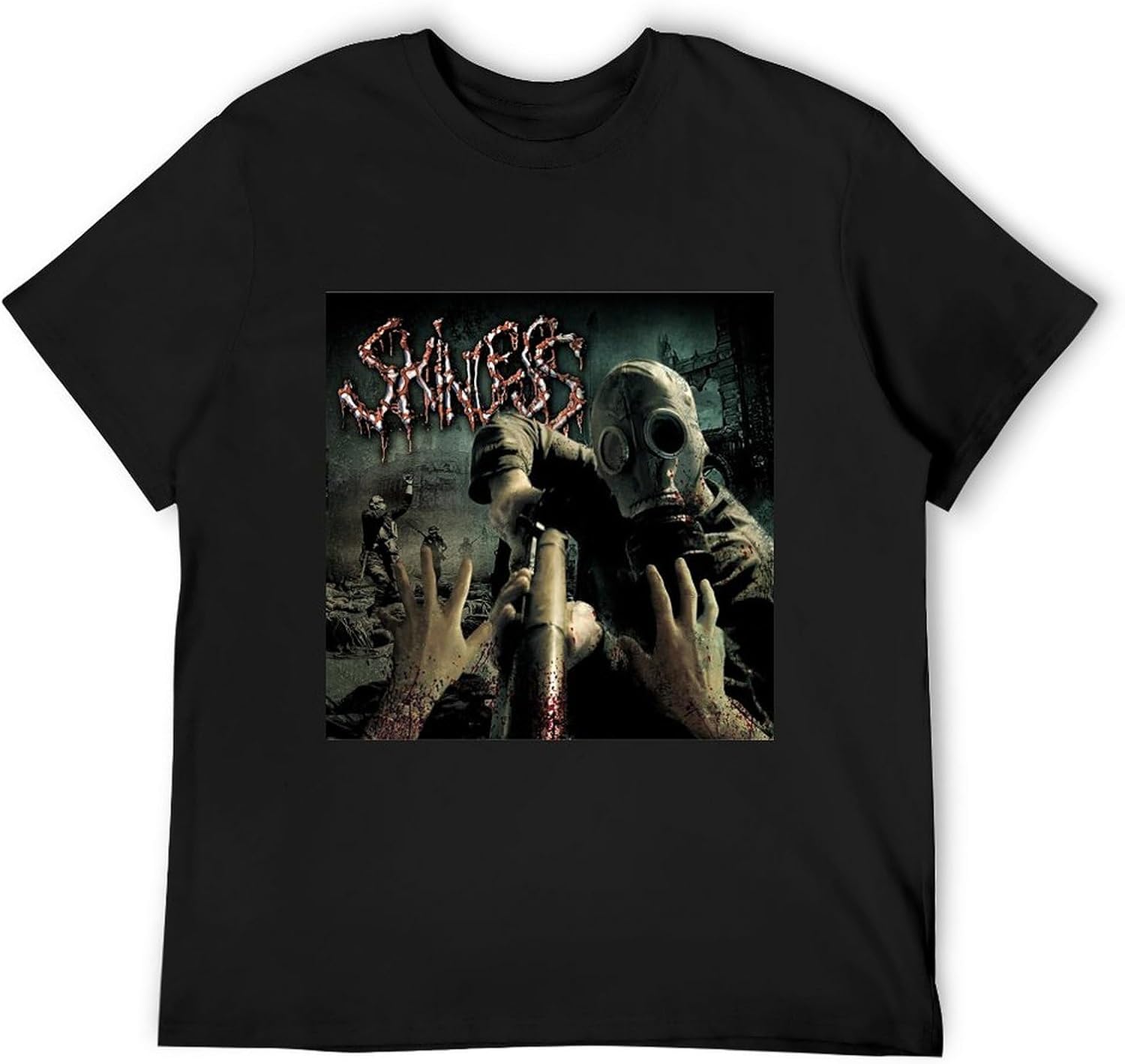 Men s T Shirt Skinless Trample The Weak American Death Metal Band Music Birthday Gift XL чёрный