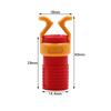 Double Jaw Screw Grip Tool Red Yellow Plastic Design Screw Holder Enhances Stability During Assembly Screw Gripper