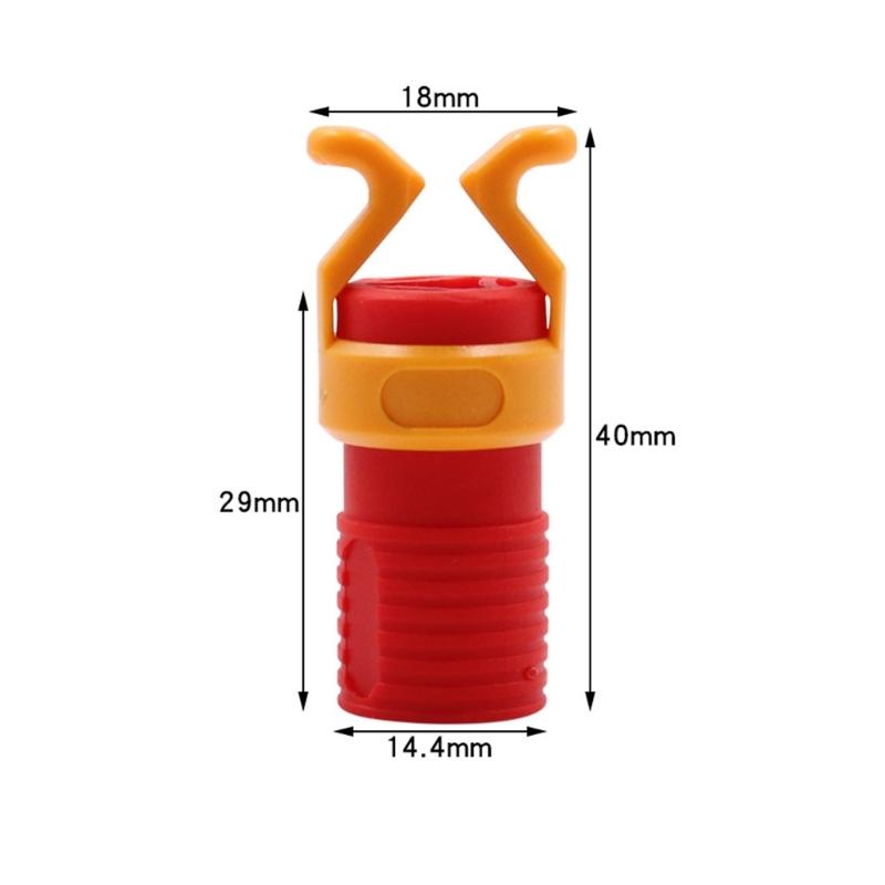 Double Jaw Screw Grip Tool Red Yellow Plastic Design Screw Holder Enhances Stability During Assembly Screw Gripper