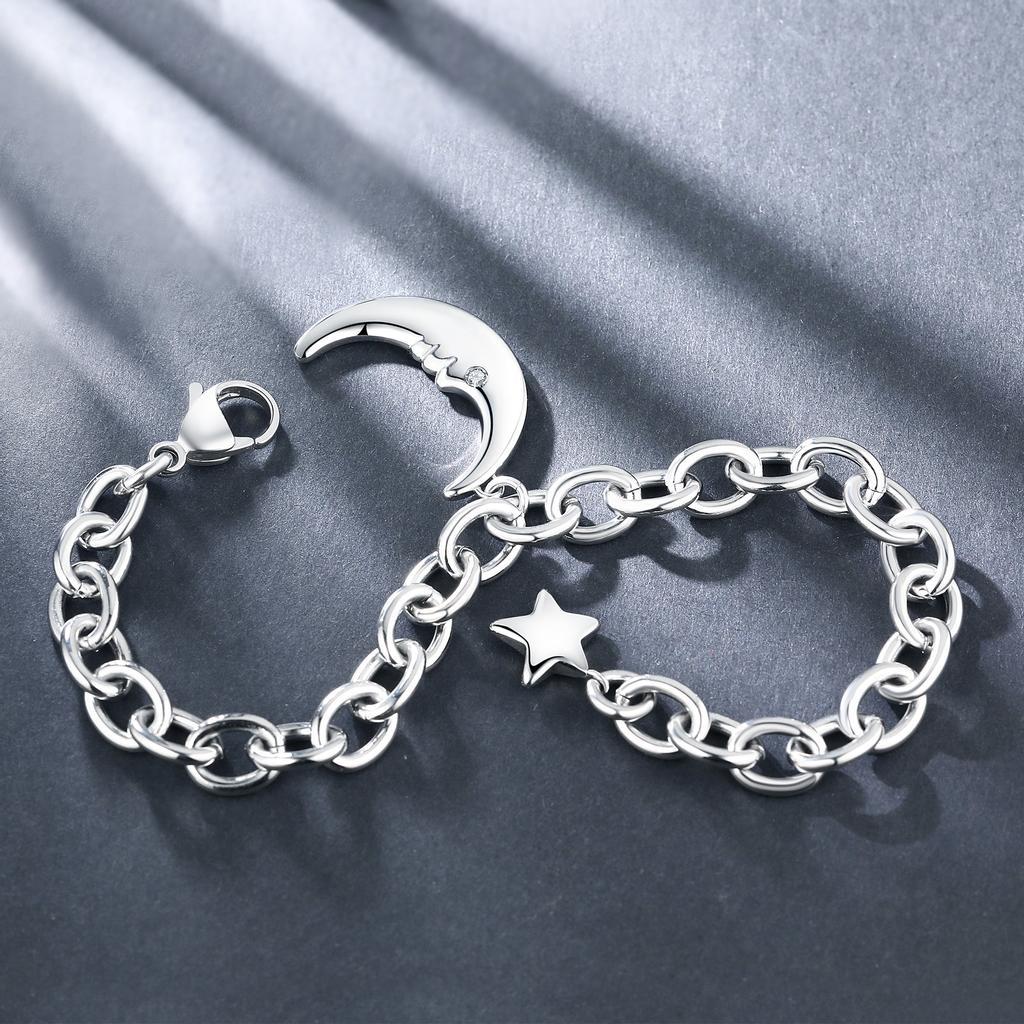 Umcho Exquisites Mondarmband aus 316L-Edelstahl