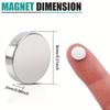 Magneti Grado 8x2mm – Magneti Cilindrici Robusti per Uso Domestico, Ufficio e Industriale