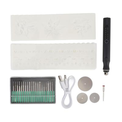 Akku-Rotationswerkzeug-Set 3 Geschwindigkeiten 5000-18000 U/min Elektrischer Gravierstift Tragbarer DIY-Rotationsgravierer