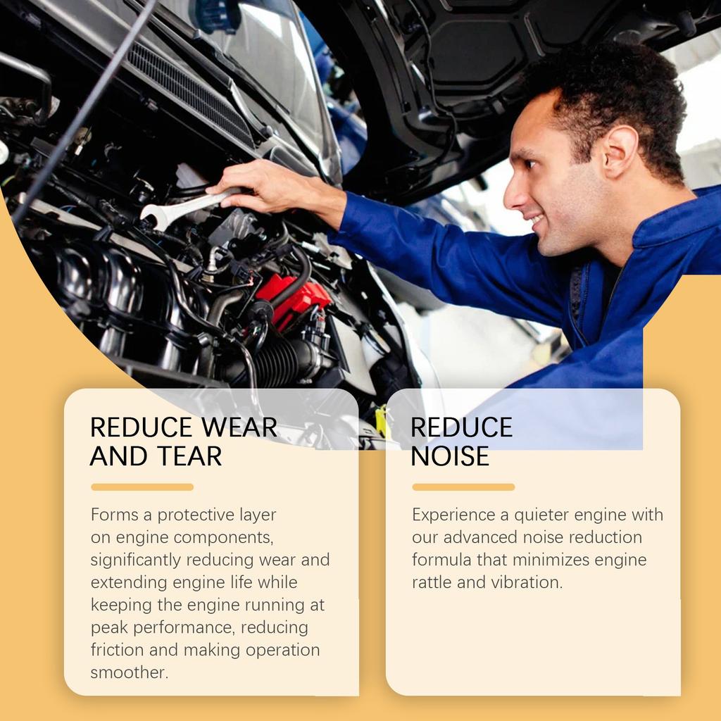 Engine Protective Agent, Car Protective Agent, Noise Reduction, Anti-shake, Anti-rust, Car Cleaning And Maintenance Agent 100ml