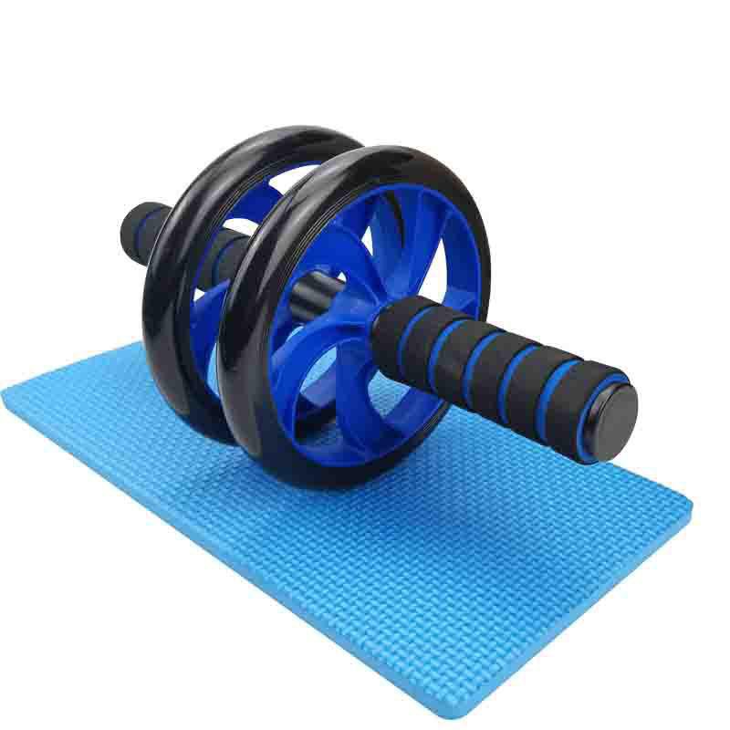 Dual-Wheel Abdominal Wheel Exercise Equipment, Stable Core Trainer For Home Gym Fitness Workout синий