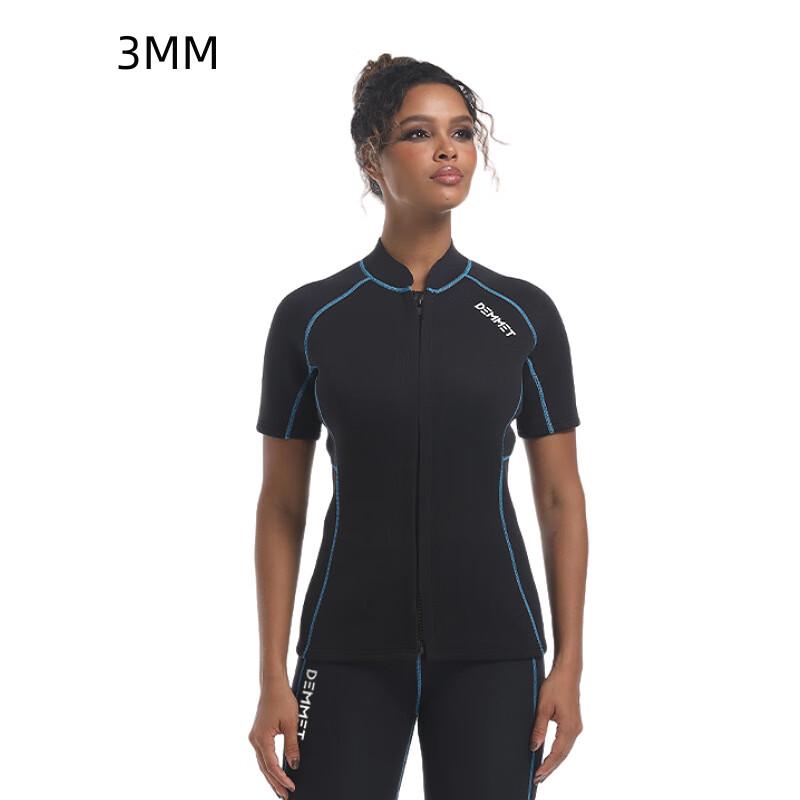 Longchan 3MM Women s Diving Short Sleeve Top