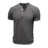 Camisetas Henley de manga corta para hombre, camisetas de verano con botones, camisetas básicas informales, camisetas lisas, camisetas suaves y cómodas, camisetas clásicas de corte deportivo para hombre