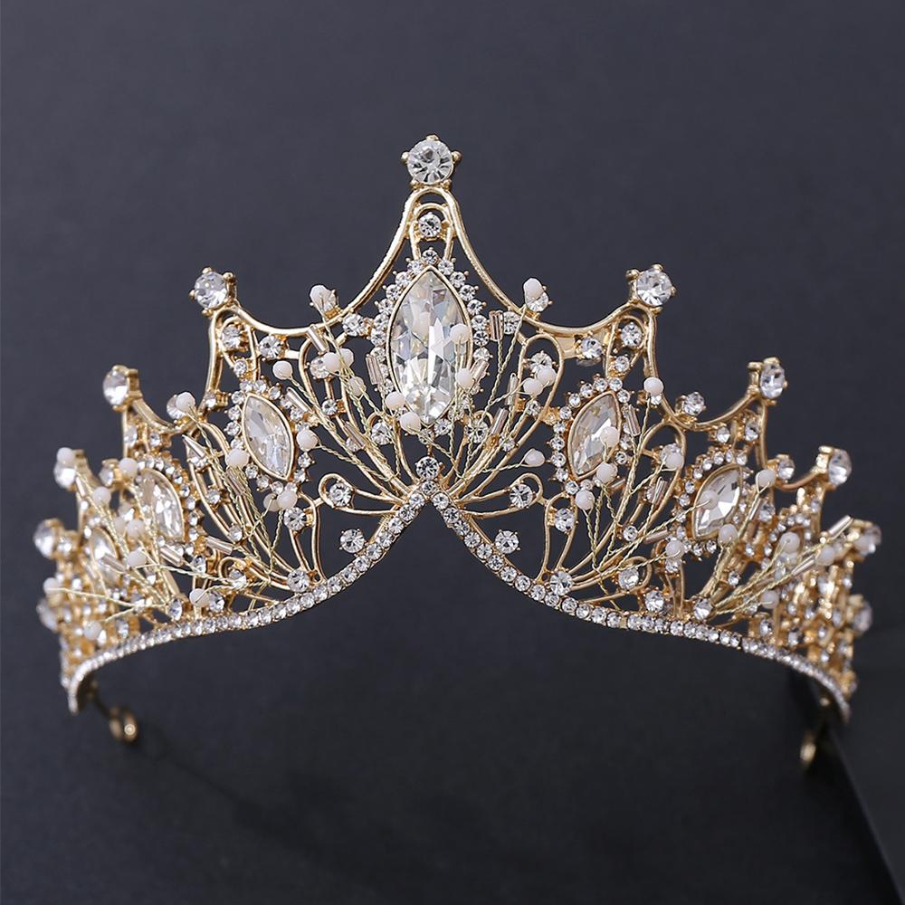 Headband Bride Wedding Dress Bridemaid Crystal Tiara Bridal Crown Hair Accessories Wedding Headwear