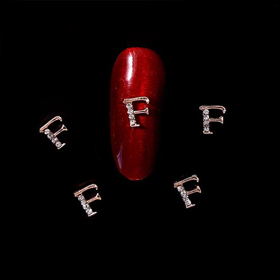 Alfabete de manichiură elegantă Decorative de lux care nu căde