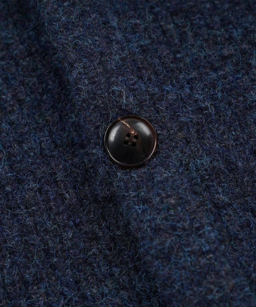 Frizmworks Brushed Wool Round Cardigan _ Indigo