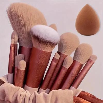 Makyaj Fırçası Seti Yumuşak Kabarık Profesyonel Kozmetik Fondöten Pudra Göz Farı Karıştırma Makyaj Fırçası Güzellik Aleti Makyaj