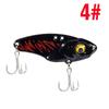 5Pcs Crankbait Metal Jig Spoon Lure 3D Eye Pencil Spoon Spinner Balancers Spoon Fishing Lure Wobbler Trolling Swimbait