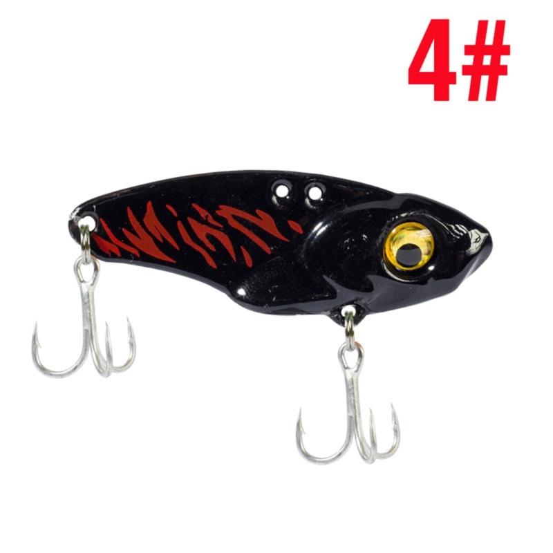 5Pcs Crankbait Metal Jig Spoon Lure 3D Eye Pencil Spoon Spinner Balancers Spoon Fishing Lure Wobbler Trolling Swimbait