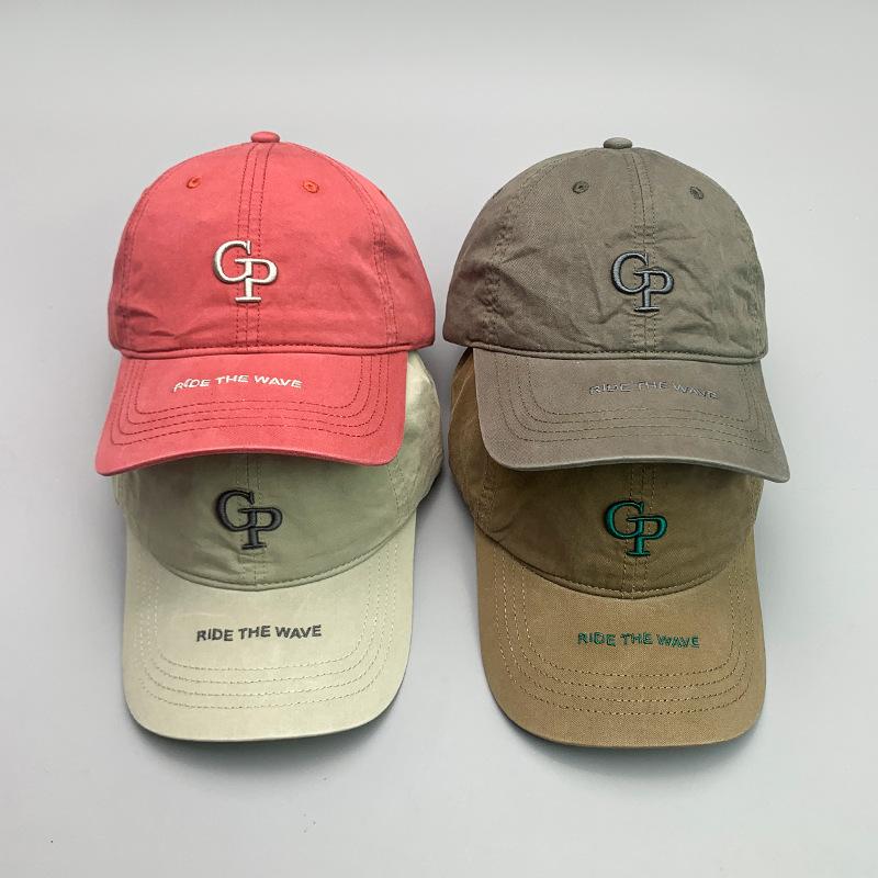 Casual Letter Fashion Men'S And Women'S Baseball Caps Cotton Versatile Kpop Hip Hop Sports Breathable Sun Hat