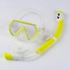 Maschera da Immersione in Silicone per Bambini e Adulti con Snorkel - Lente in Vetro Temperato HD, Montatura Grande