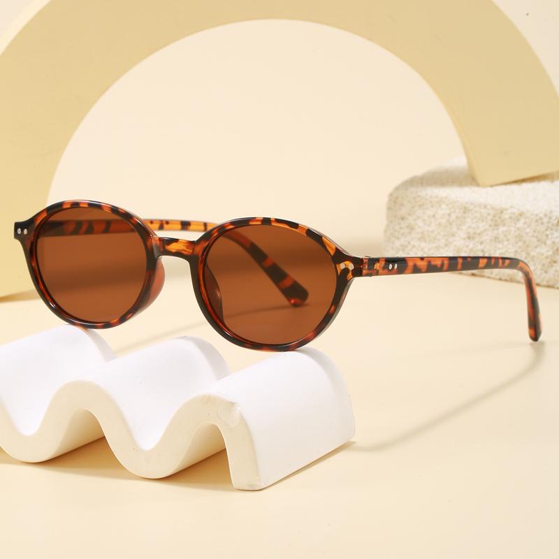 New Rice Nail Oval Frame Sunglasses Fashion Outdoor Sports Eyewear Classic Multi Color Simple Style  UV Protection Sun Glasses