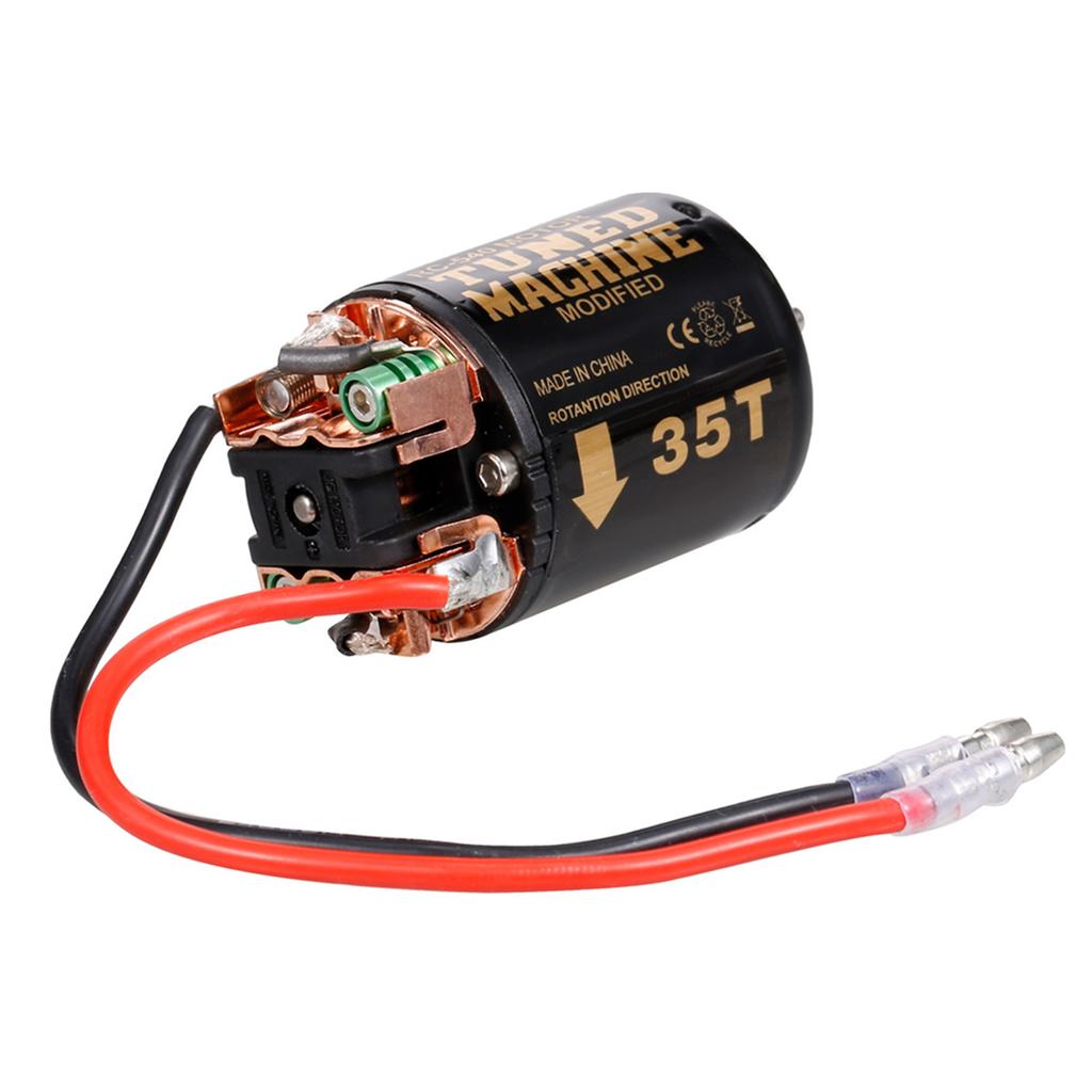 Bürstenmotor, 540 Bürstenmotor 80T Ersatz für Axial SCX10 AXI03007 90046 TRAX4 D90 MST Fernbedienung