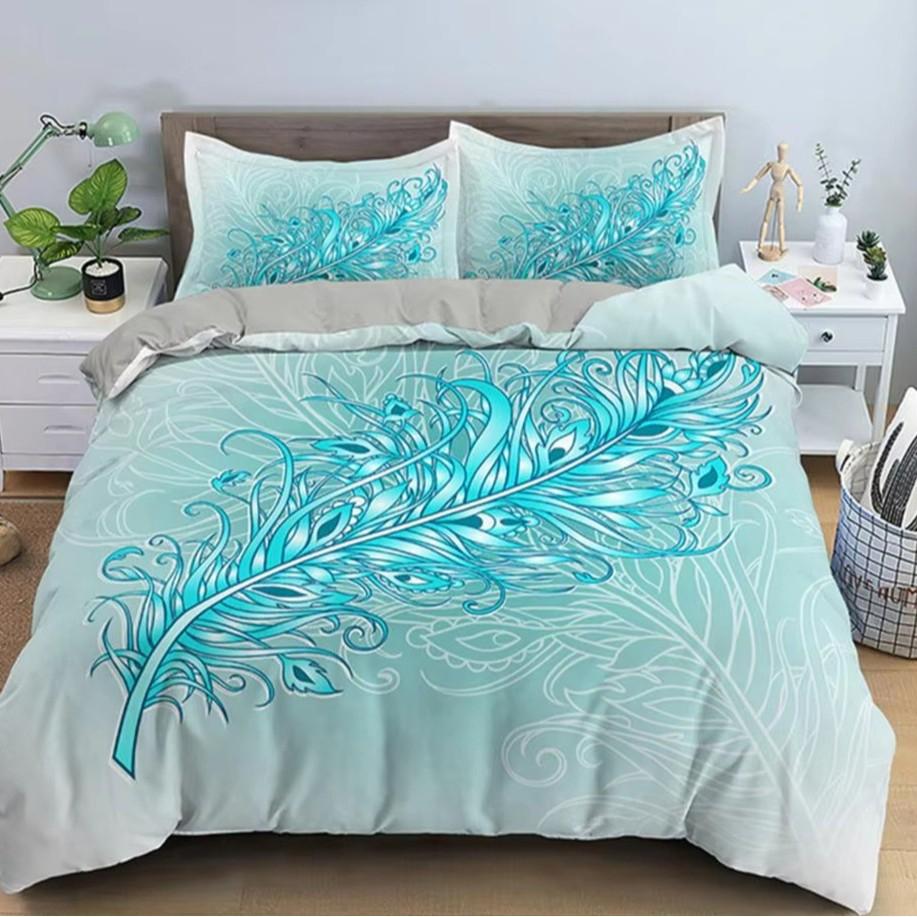 Set Piumone Set Biancheria da Letto Set Copripiumone 3 Pezzi