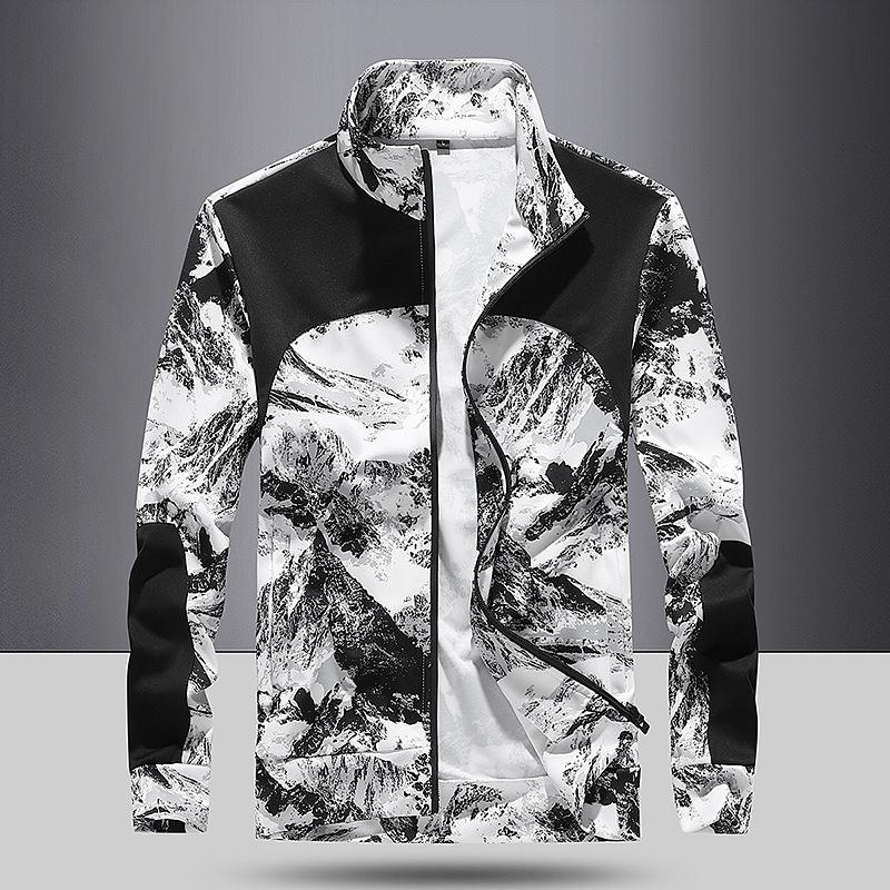 

Jacket men spring autumn youth fashion lapel men casual upper clothes coat men casual large cardigan M