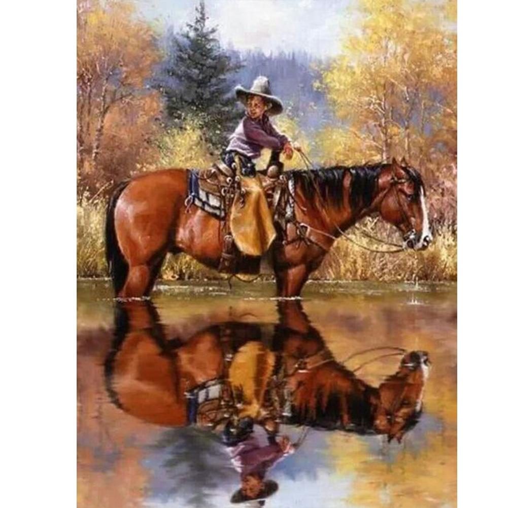 DIY 5D Diamond Painting Cowboy Full Square Round Drill Diamond Embroidery Mosaic Cross Stitch Kits Home Decor Handmde Gift