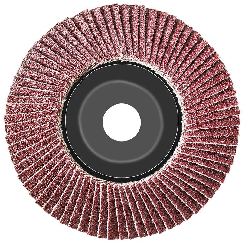 Thickened Flap Grinding Disc for Angle Grinder, Sand Polishing Wheel for Stainless Steel, 100 Thousand-Leaf Design