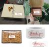 120Pcs/Roll Thank You Stickers Roll Adhesive Labels for Gift Wrapping Envelopes Sealing and Baking Decoration