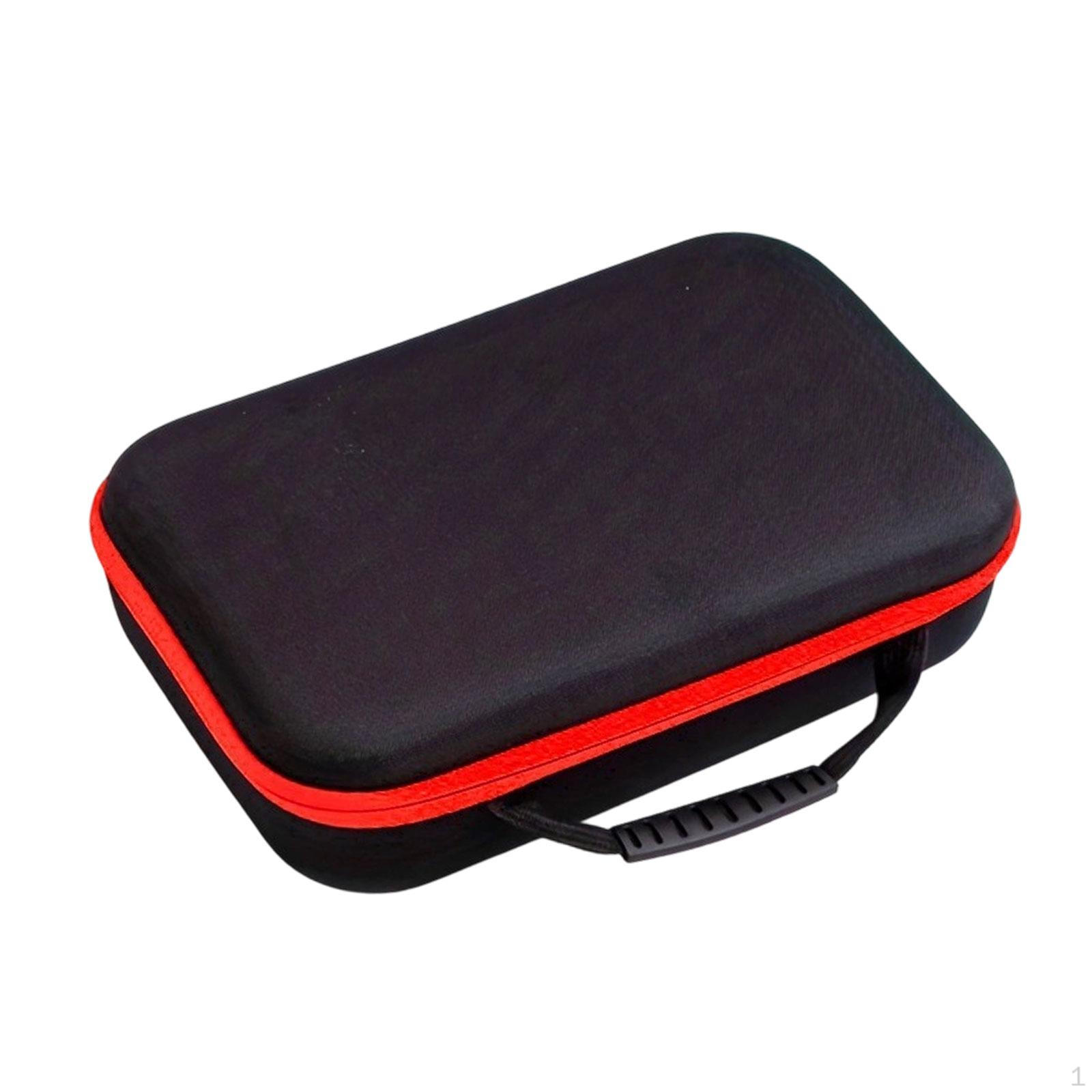 

Carrying Bag for Electric Drills, Tool Storage with Zipper, Shockproof, Handle, Cover And Red border