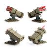 World War 2 WW2 Antiaircraft Gun Rocket Artillery Military Army War Weapon Soldier MOC Model Building Block Bricks Toys For Kids
