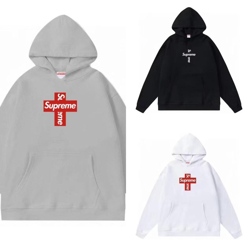 Supreme Cross Print Unisex Kapuzenpullover von Trendy Brand